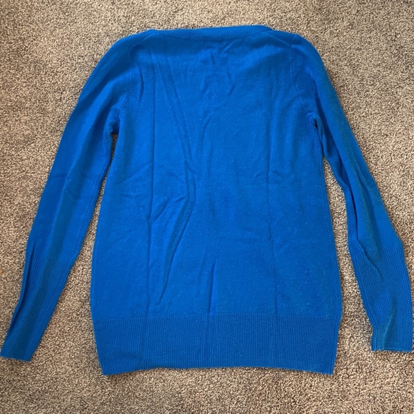 J. Crew royal blue cashmere sweater S - Picture 4 of 4